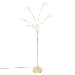 Design Stehleuchte Messing inkl. LED 5-flammig - Sixties Trento