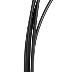 Design Stehleuchte schwarz inkl. LED 5-flammig - Sixties Trento