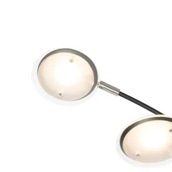 Design Stehleuchte schwarz inkl. LED 5-flammig - Sixties Trento