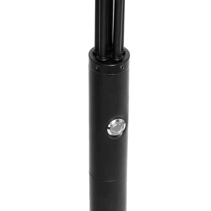 Design Stehleuchte schwarz inkl. LED 5-flammig - Sixties Trento