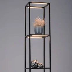 Design Stehleuchte schwarz inkl. LED mit Touchdimmer - Jitske