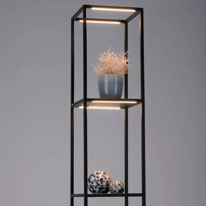 Design Stehleuchte schwarz inkl. LED mit Touchdimmer - Jitske