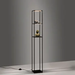 Design Stehleuchte schwarz inkl. LED mit Touchdimmer - Jitske