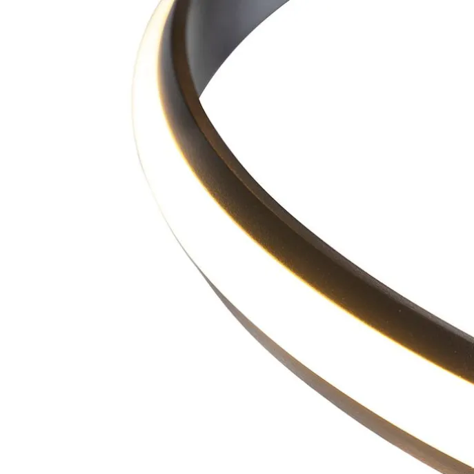 Design Stehleuchte schwarz inkl. LED und Dimmer - Twisted