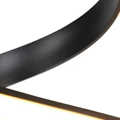 Design Stehleuchte schwarz inkl. LED und Dimmer - Twisted