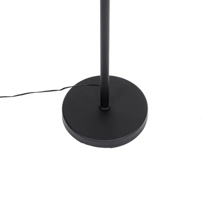 Design Stehleuchte schwarz inkl. LED mit Touch Dimmer - Notia
