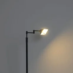 Design Stehleuchte schwarz inkl. LED mit Touch Dimmer - Notia