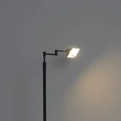 Design Stehleuchte schwarz inkl. LED mit Touch Dimmer - Notia