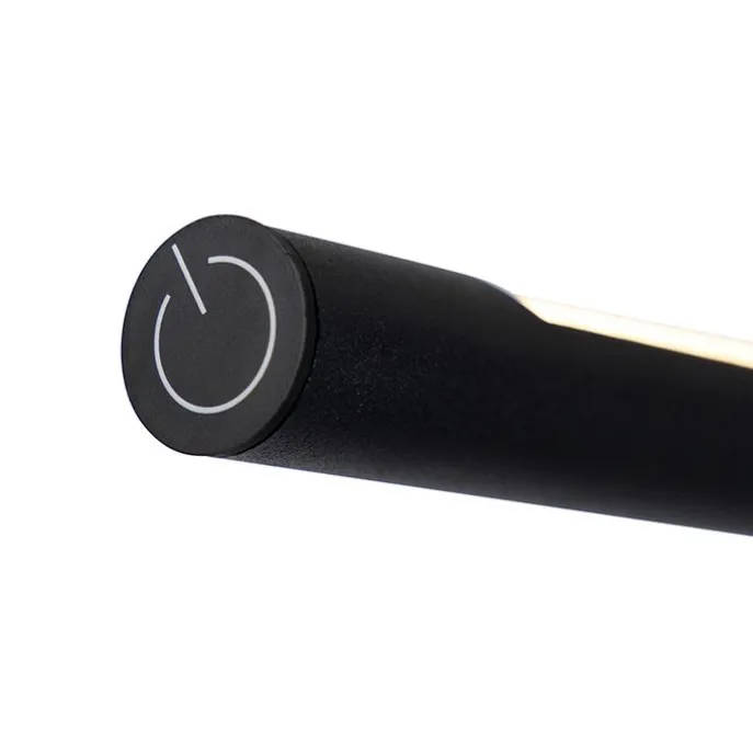 Design Stehleuchte schwarz inkl. LED mit Touchdimmer - Palka