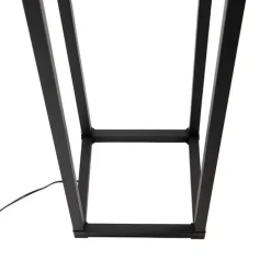 Design Stehleuchte schwarz 3-Licht - Käfig