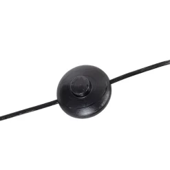 Design Stehleuchte schwarz 3-Licht - Käfig