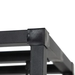 Design Stehleuchte schwarz 3-Licht - Käfig