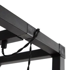 Design Stehleuchte schwarz 3-Licht - Käfig