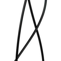 Design Stehleuchte schwarz mit Stoffschirm 3-flammig - Melis