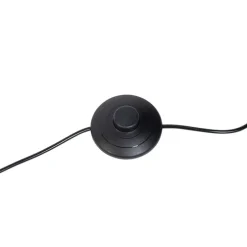 Design Stehleuchte Schwarz mit Silber inkl. LED Dimmbar - Blaze