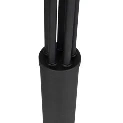 Design Stehleuchte schwarz 5-Licht - Sixties Marmo