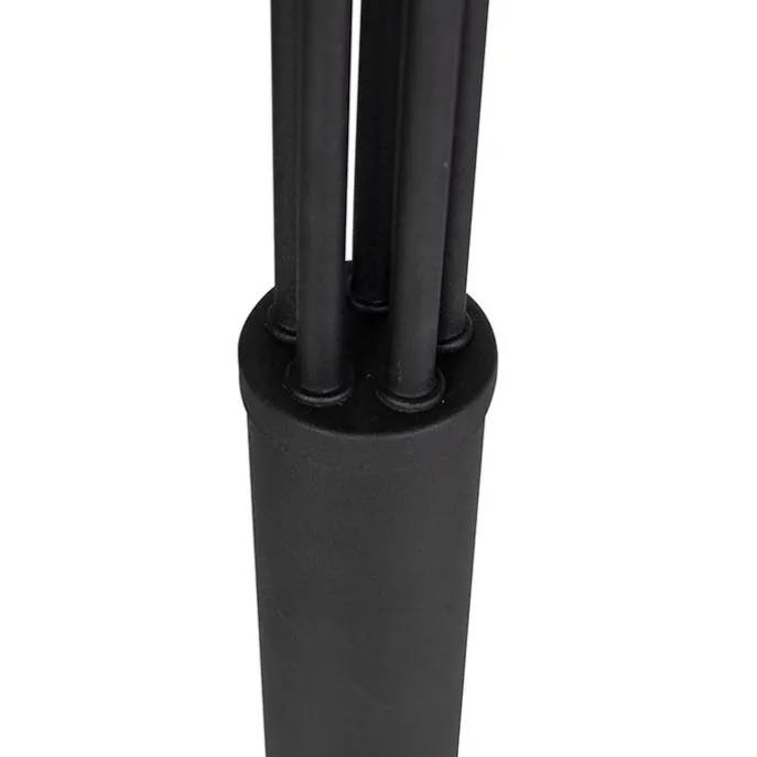Design Stehleuchte schwarz 5-Licht - Sixties Marmo