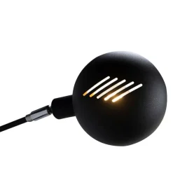 Design Stehleuchte schwarz 5-Licht - Sixties Marmo