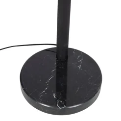 Design Stehleuchte schwarz 5-Licht - Sixties Marmo