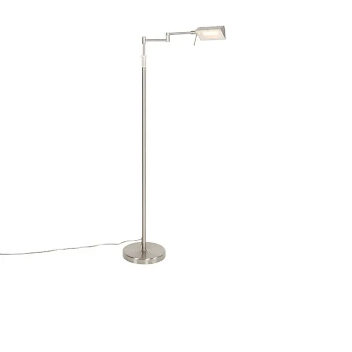 Design Stehleuchte Stahl inkl. LED mit Touch Dimmer - Notia