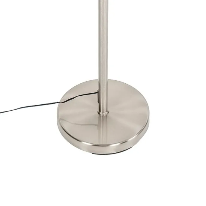 Design Stehleuchte Stahl inkl. LED mit Touch Dimmer - Notia