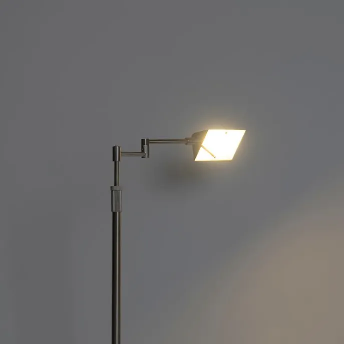 Design Stehleuchte Stahl inkl. LED mit Touch Dimmer - Notia