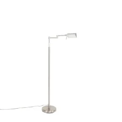 Design Stehleuchte Stahl inkl. LED mit Touch Dimmer - Notia