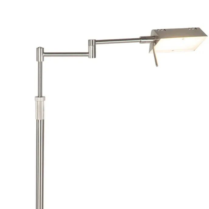 Design Stehleuchte Stahl inkl. LED mit Touch Dimmer - Notia