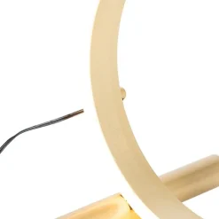 Design Tischleuchte Messing inkl. LED 3-stufig dimmbar - Navara