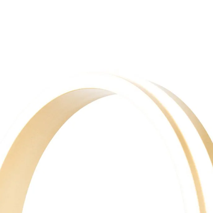 Design Tischleuchte Messing inkl. LED 3-stufig dimmbar - Navara