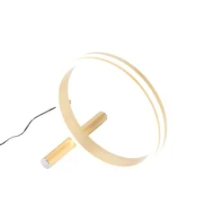 Design Tischleuchte Messing inkl. LED 3-stufig dimmbar - Navara