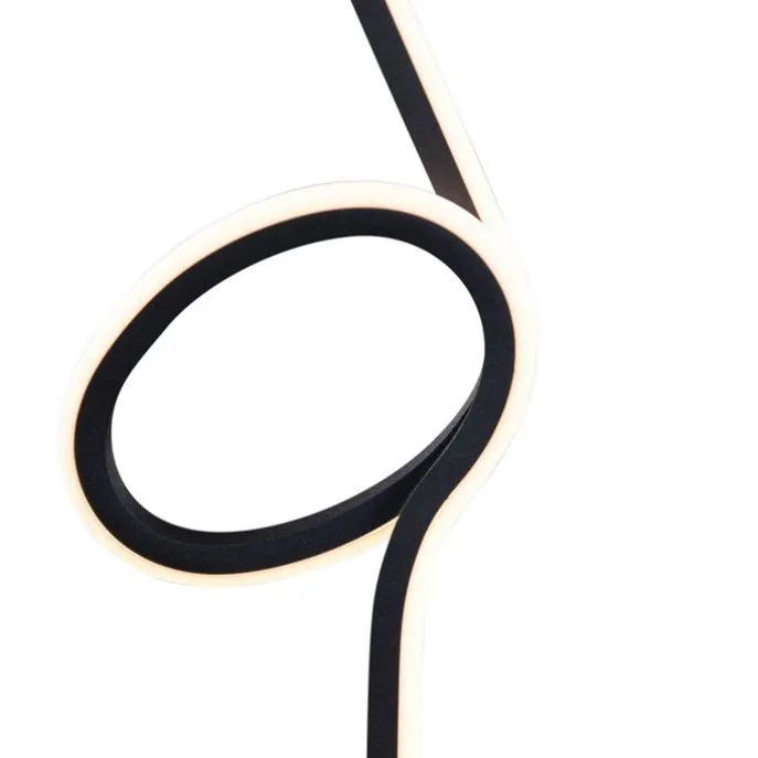 Design Tischleuchte Schwarz inkl. LED - Ingo