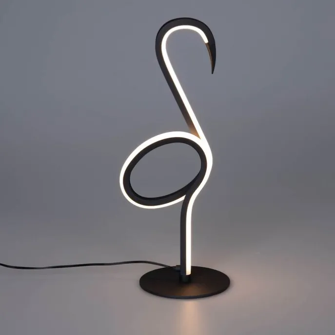 Design Tischleuchte Schwarz inkl. LED - Ingo