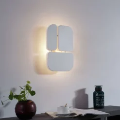 Design Wall Lamp White 3-Lights - Planes