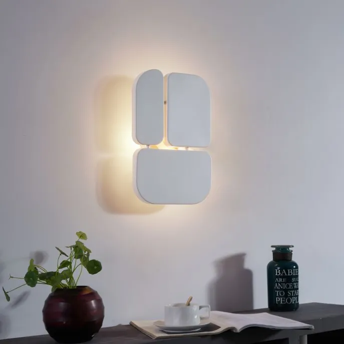 Design Wall Lamp White 3-Lights - Planes