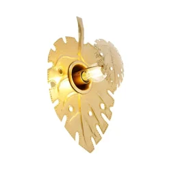 Design Wandleuchte Antik Gold - Carballo