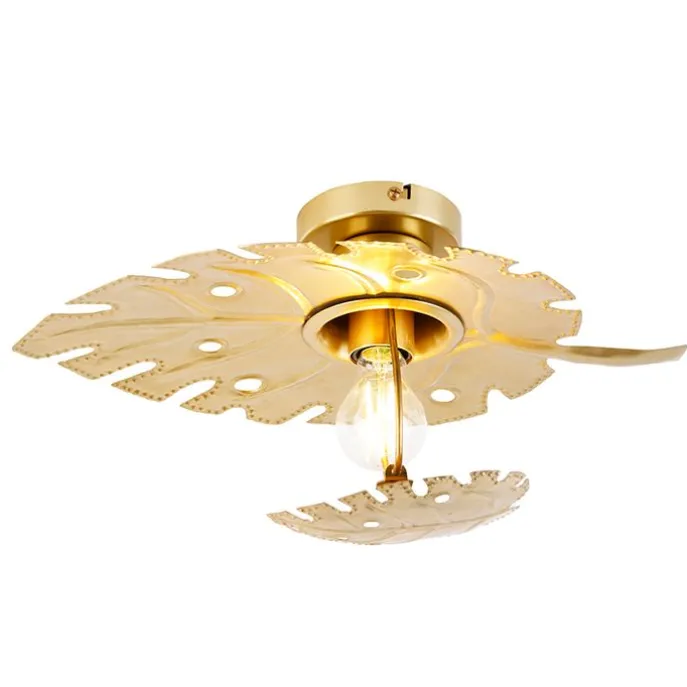 Design Wandleuchte Antik Gold - Carballo