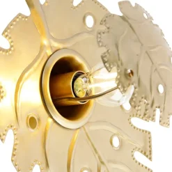 Design Wandleuchte Antik Gold - Carballo