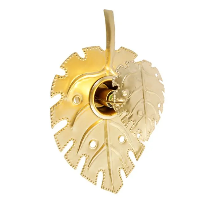 Design Wandleuchte Antik Gold - Carballo