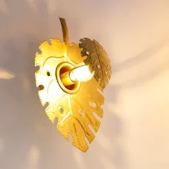 Design Wandleuchte Antik Gold - Carballo