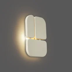 Design Wandleuchte Beige 3-flammig - Planes