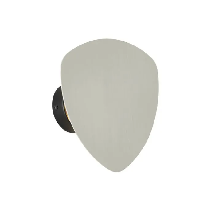 Design Wandleuchte Beige Organisch 20 cm 2-flammig - Pulley