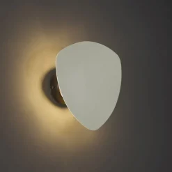 Design Wandleuchte Beige Organisch 20 cm 2-flammig - Pulley