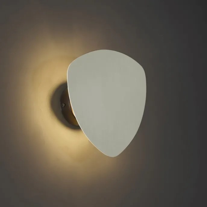 Design Wandleuchte Beige Organisch 20 cm 2-flammig - Pulley