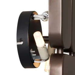 Design Wandleuchte Bronze 3-flammig - Planes