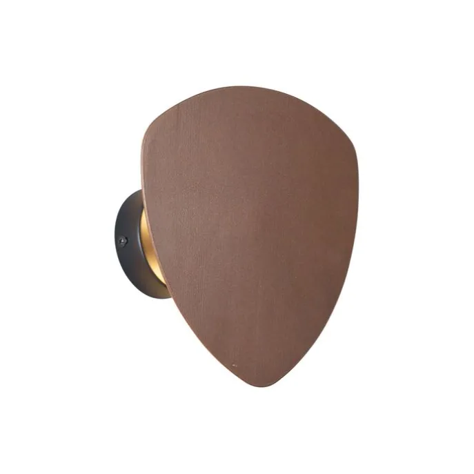 Design Wandleuchte Bronze Organisch 20 cm 2-Lichter - Pulley