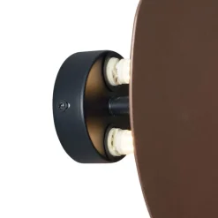 Design Wandleuchte Bronze Organisch 20 cm 2-Lichter - Pulley