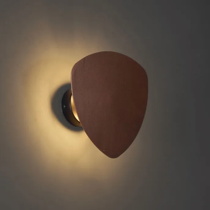 Design Wandleuchte Bronze Organisch 20 cm 2-Lichter - Pulley