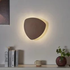 Design Wandleuchte Bronze Organisch 32cm 2-flammig - Pulley