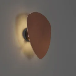 Design Wandleuchte Bronze Organisch 32cm 2-flammig - Pulley